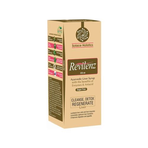 Solace Holistics Revilenz Ayurvedic Liver Syrup (225ml)