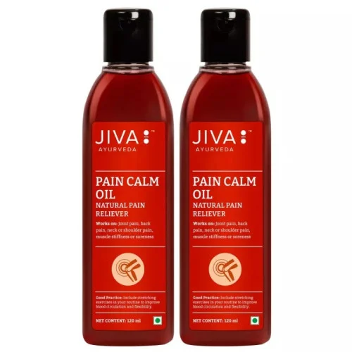 Jiva Ayurveda Pain Calm Oil (120ml, Pack of 2)