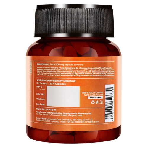 Jiva Ayurveda Oaj Shakti  Capsules (30 Tablets, Pack of 3)