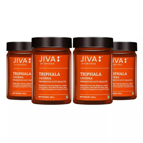 Jiva Ayurveda Triphala Churna (100g, Pack of 4)