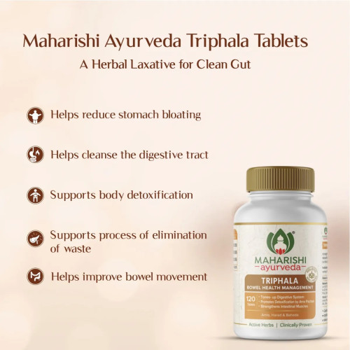 Maharishi Ayurveda Triphala  Tablet (120 Tablets)