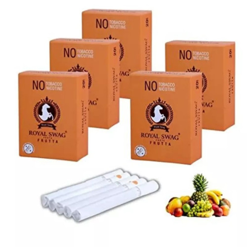 Royal Swag Nicotine Free Cigarette Frutta Flavour (20pcs, Pack of 5)