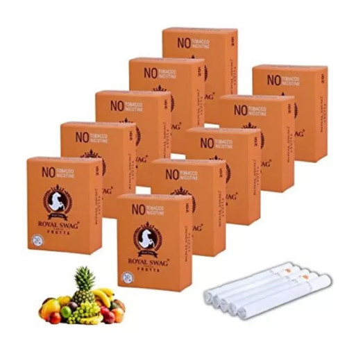 Royal Swag Nicotine Free Cigarette Frutta Flavour (20pcs, Pack of 10)
