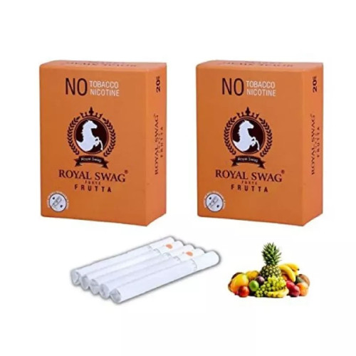 Royal Swag Nicotine Free Cigarette Frutta Flavour (20pcs, Pack of 2)
