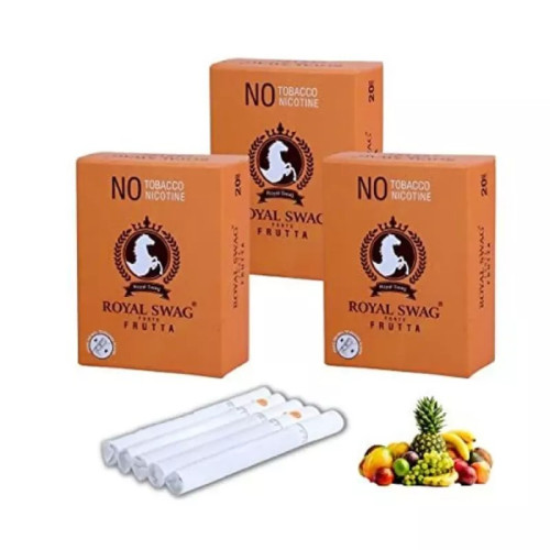 Royal Swag Nicotine Free Cigarette Frutta Flavour (20pcs, Pack of 3)