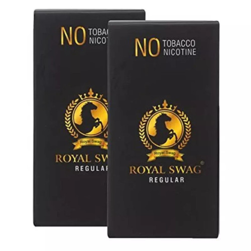 Royal Swag Nicotine Free Cigarette Regular (20pcs, Pack of 2)