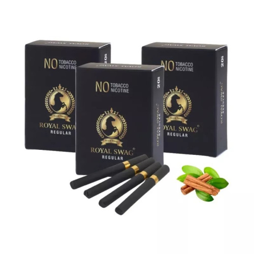 Royal Swag Nicotine Free Regular Flavour (20pcs, Pack of 3)