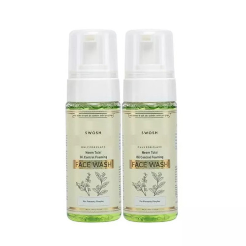 Swosh Oil Control Foaming Face Wash (150ml, Pack of 2)