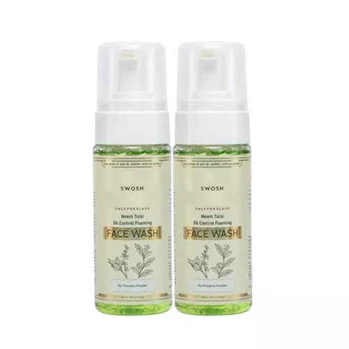 Swosh Oil Control Foaming Face Wash (150ml, Pack of 2)