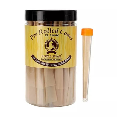 Royal Swag Pre Rolled Cones Classic King Size Rolling Papers (56pcs)