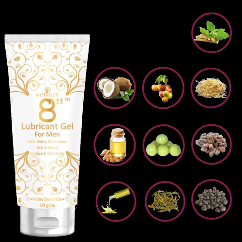 Nutriley 8 Inch Lubricant Gel For Men (50g)