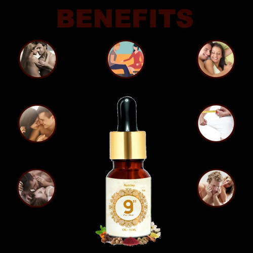 Nutriley 9 Inch Oil For Men (15ml)