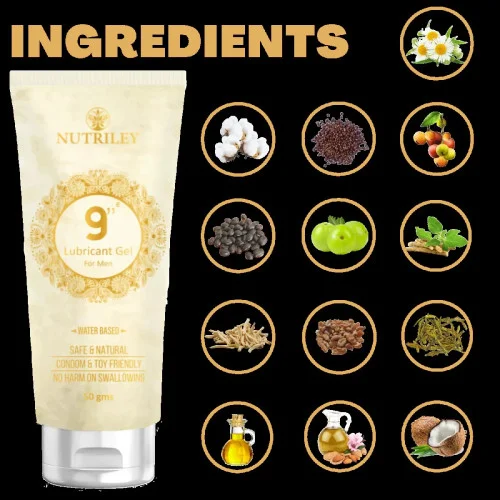 Nutriley 9 Inch Lubricant Gel For Men (50g)