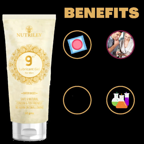 Nutriley 9 Inch Lubricant Gel For Men (50g)