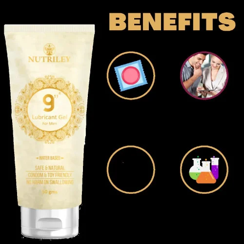 Nutriley 9 Inch Lubricant Gel For Men (50g)