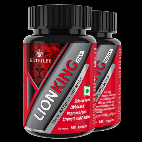 Nutriley Lion King Day + Lion King Night  Capsules (Each 60Cap) (1Pack)