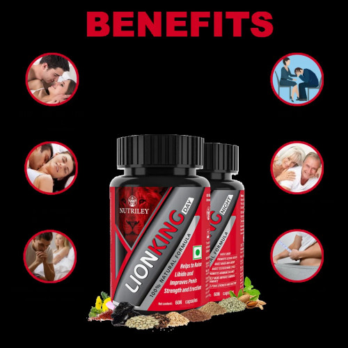 Nutriley Lion King Day + Lion King Night  Capsules (Each 60Cap) (1Pack)