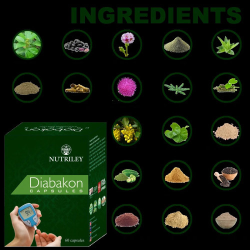 Nutriley Diabakon  Capsules (60 Capsules)