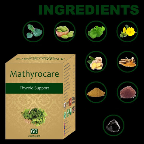 Nutriley Mathyrocare Thyroid Support  Capsules (60 Capsules)