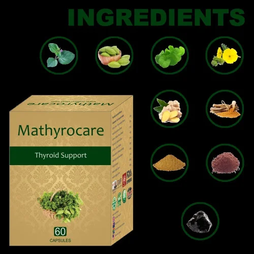 Nutriley Mathyrocare Thyroid Support  Capsules (60 Capsules)