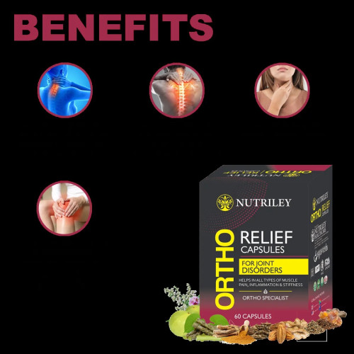 Nutriley Ortho Relief  Capsules (60 Capsules)