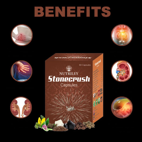 Nutriley Stonecrush  Capsules (60 Capsules)