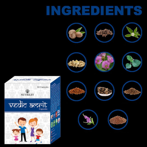 Nutriley Vedic Amrit  Capsules (60 Capsules)