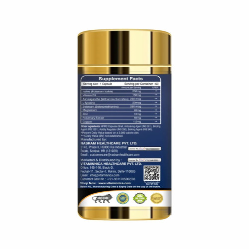 Vitaminnica Thyroid Support (60 Capsules)