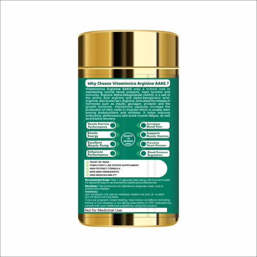 Vitaminnica Pump Expert Arginine Aakg (60 Capsules)
