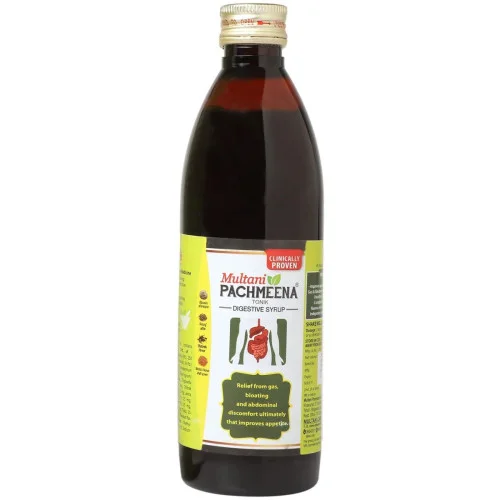 Multani Pachmeena Kabz Down Granules + Pachmeena Tonik Digestive Syrup (120 g + 300ml) (1Pack)