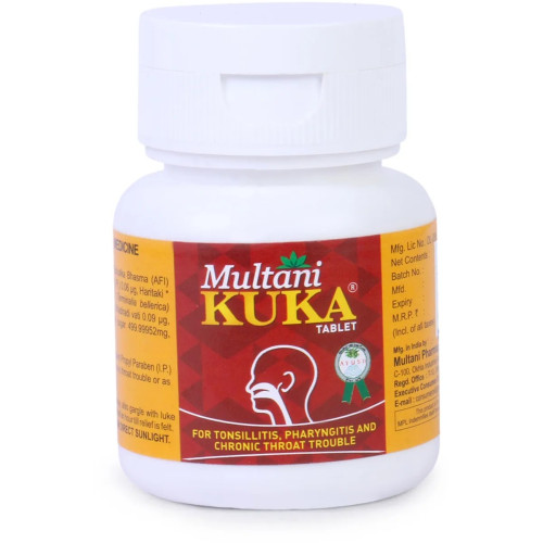 Multani Kuka Cough Syrup + Kuka  Tablet Combo Pack (100 ml+ 100 Tablets) (1Pack)