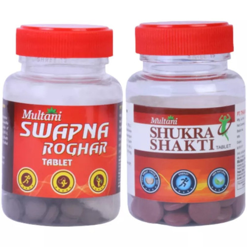 Multani Swapna Roghar + Shukra Shakti (100  Tablets Each) (1Pack)