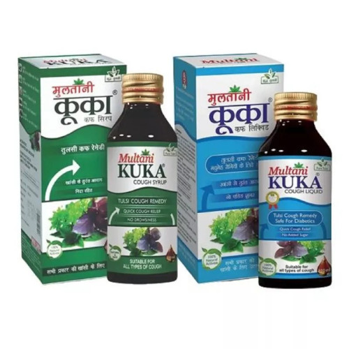 Multani Kuka Cough Syrup + Kuka Cough Liquid (100 ml Each) (1Pack)