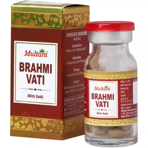 Multani Brahmi Vati With Gold (30 Tablets)