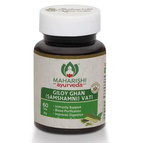 Maharishi Ayurveda Giloy Ghan Vati  Tablets (60 Tablets)
