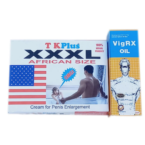 Girik Xxxl Cream + Vigrx Oil (Cream 50gm + Oil 30ml) (1Pack)