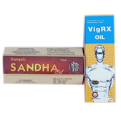 Girik Sandha Gel + Vigrx Oil (Gel 15ml + Oil 30ml) (1Pack)