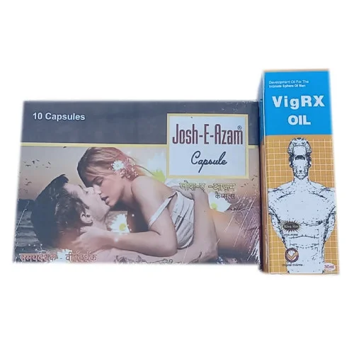 Girik Josh E Azam  Capsules + Vigrx Oil (10Cap + 30ml Oil) (1Pack)