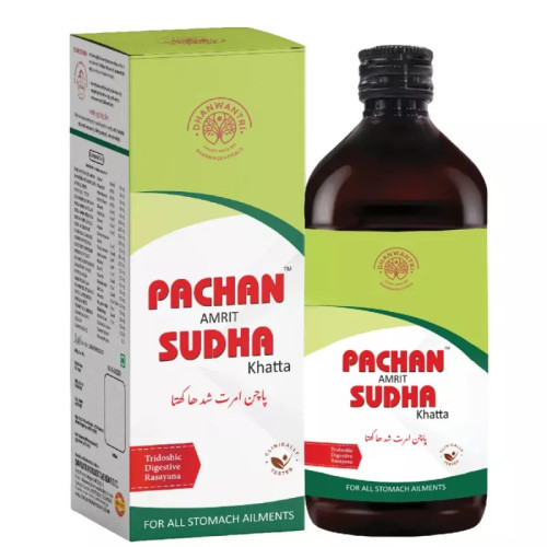 Dhanwantri Pharmaceuticals Pachan Amrit Sudha Khatta (200ml)