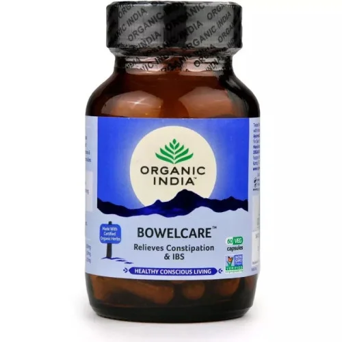 Organic India Bowel Care  Capsules (60 Capsules)