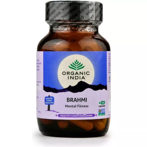 Organic India Brahmi  Capsules (60 Capsules)