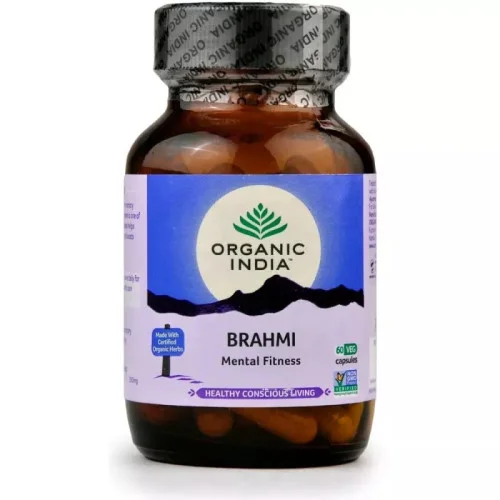 Organic India Brahmi  Capsules (60 Capsules)