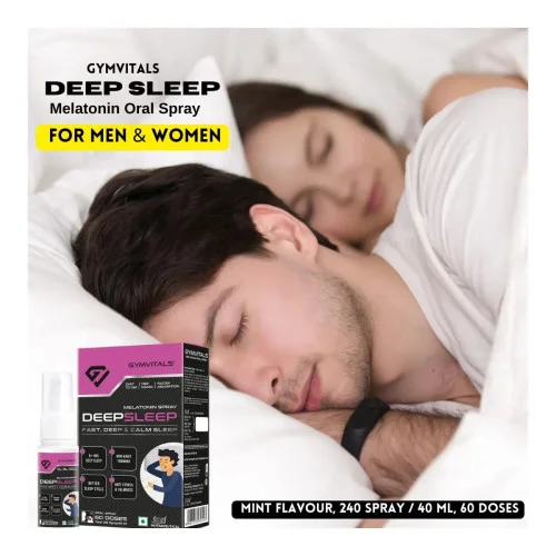 Gymvitals Deep Sleep Melatonin Spray (60 Dose) (40ml)