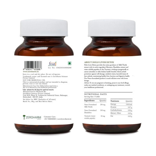Zeroharm Liver Detox (60 Tablets)