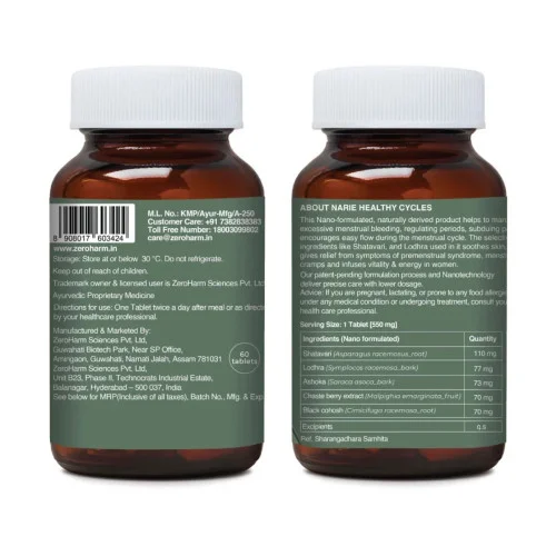 Zeroharm Narie Healthy Cycles (60 Capsules)