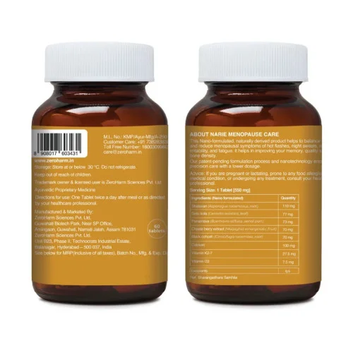 Zeroharm Narie Menopause Care (60 Capsules)