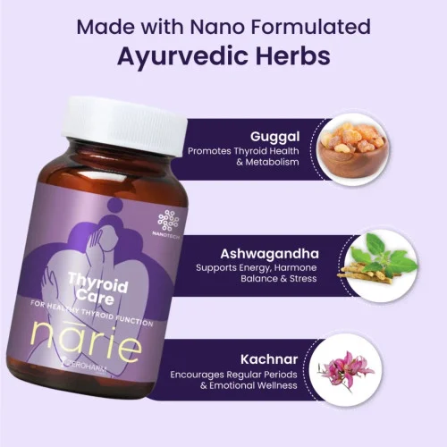 Zeroharm Narie Thyroid Care (60 Capsules)