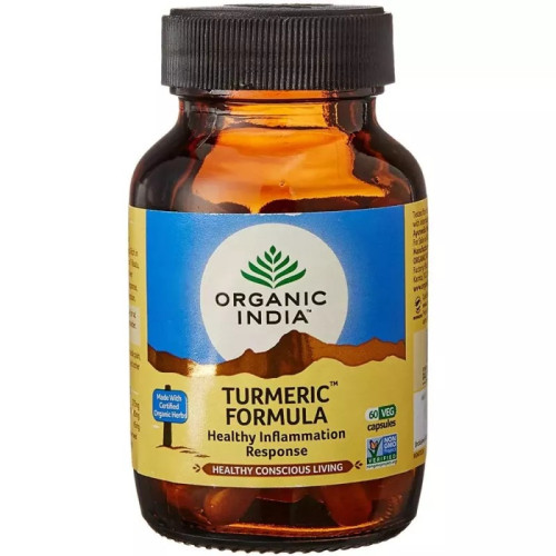 Organic India Turmeric Formula  Capsules (60 Capsules)