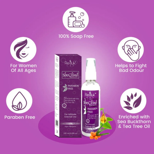 Revluk Sheclino Vaginal Wash (100ml)