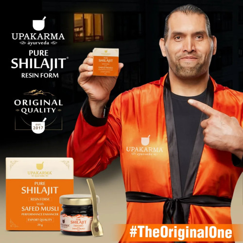 Upakarma Ayurveda Pure Shilajit Resin Form With Safed Musli (20g)